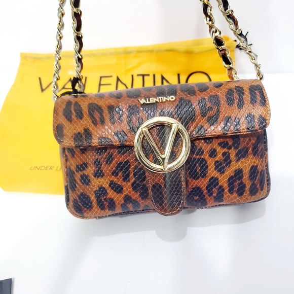 Valentino auth leopard print crossbody bag - Picture 6 of 11